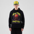 Stranger Things Black Oversized Pullover Hoodie-kentox