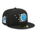 Orlando Magic NBA Hardwood Classic Black 59FIFTY Fitted Cap-kentox