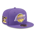 LA Lakers NBA Hardwood Classic Purple 59FIFTY Fitted Cap-kentox
