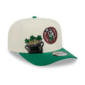 Boston Celtics NBA Cream 9FIFTY A-Frame Snapback Adjustable Cap-kentox