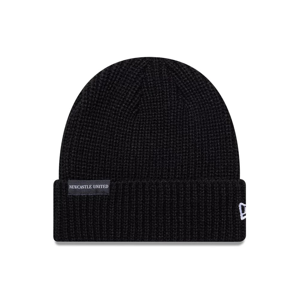 Newcastle United FC Ribbed Black Cuff knit Beanie Hat-kentox