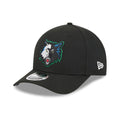 Minnesota Timberwolves NBA Classic Black 9FORTY M-Crown Adjustable Cap-kentox