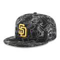 San Diego Padres MLB Cap Scramble Black 59FIFTY Fitted Cap-kentox