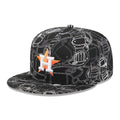 Houston Astros MLB Cap Scramble Black 59FIFTY Fitted Cap-kentox