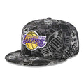 LA Lakers NBA Cap Scramble Black 59FIFTY Fitted Cap-kentox