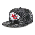 Kansas City Chiefs NFL Cap Scramble Black 59FIFTY Fitted Cap-kentox