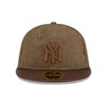 New York Yankees MLB Open Brown Retro Crown 59FIFTY Fitted Cap-kentox