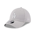 LA Dodgers MLB Metallic Grey 39THIRTY Stretch Fit Cap-kentox