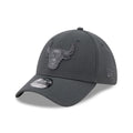 Chicago Bulls NBA Steel Charcoal 39THIRTY Stretch Fit Cap-kentox