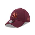 New York Yankees MLB Frosted Rust Dark Red 39THIRTY Stretch Fit Cap-kentox
