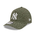 New York Yankees MLB Leopard Green 9TWENTY A-Frame Adjustable Cap-kentox