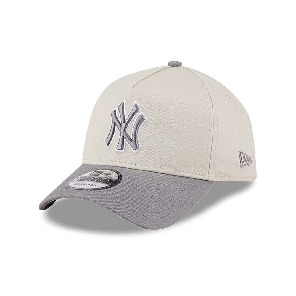 New York Yankees MLB Stone Storm Light Beige 9FORTY A-Frame Adjustable Cap-kentox