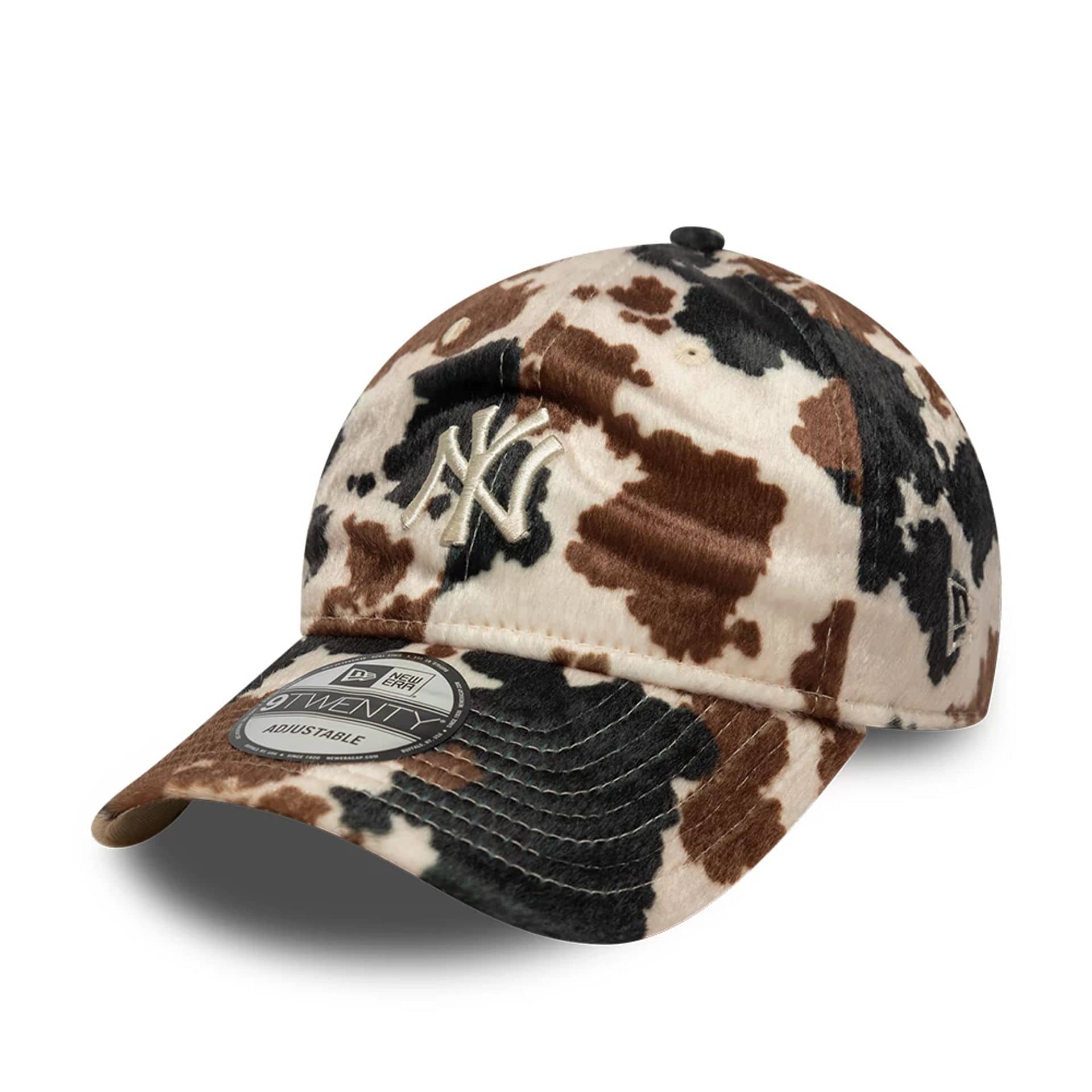 New York Yankees Animal Print Beige 9TWENTY Adjustable Cap-kentox