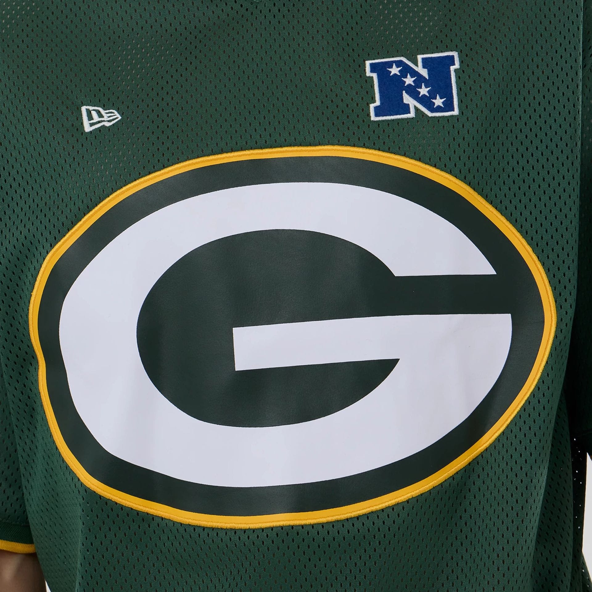 Green Bay Packers NFL Mesh Dark Green Oversized T-Shirt-kentox