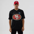 San Francisco 49ers NFL Mesh Black Oversized T-Shirt-kentox