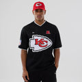 Kansas City Chiefs NFL Mesh Black Oversized T-Shirt-kentox