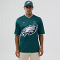 Philadelphia Eagles NFL Mesh Dark Green Oversized T-Shirt-kentox