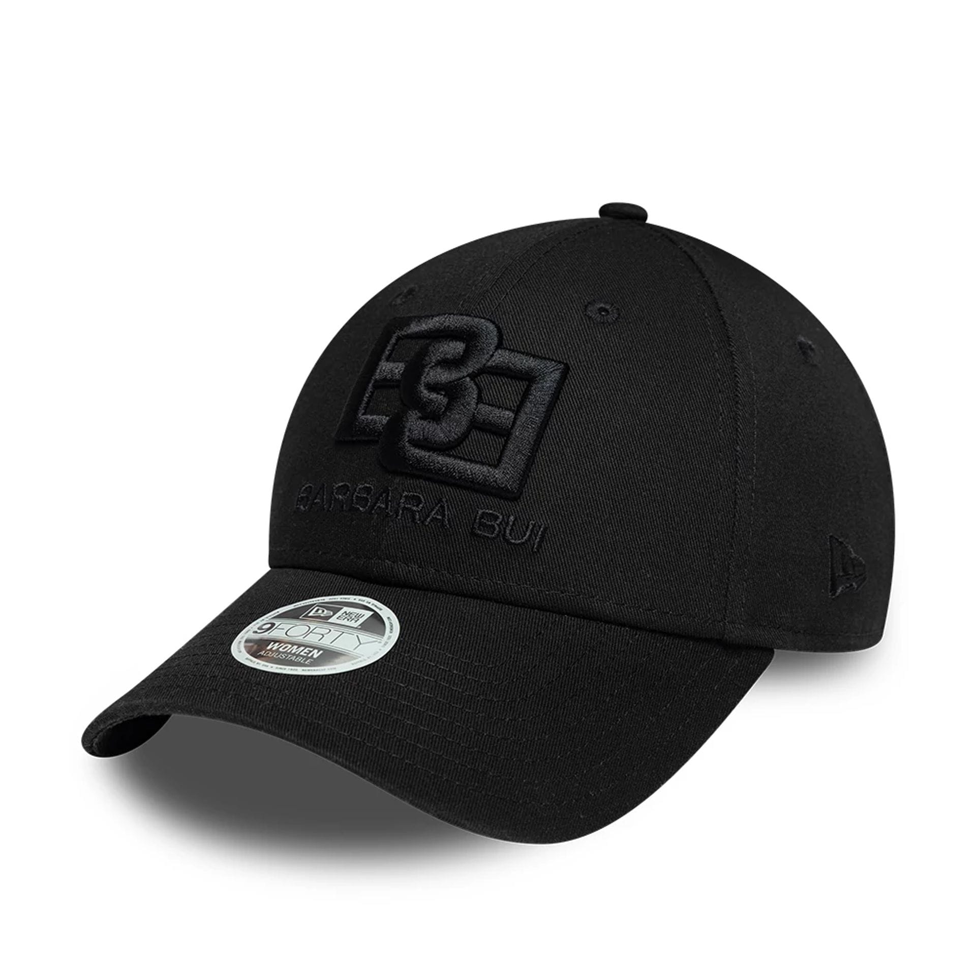 Womens New Era X Barbara Bui Core Black 9FORTY Adjustable Cap-kentox