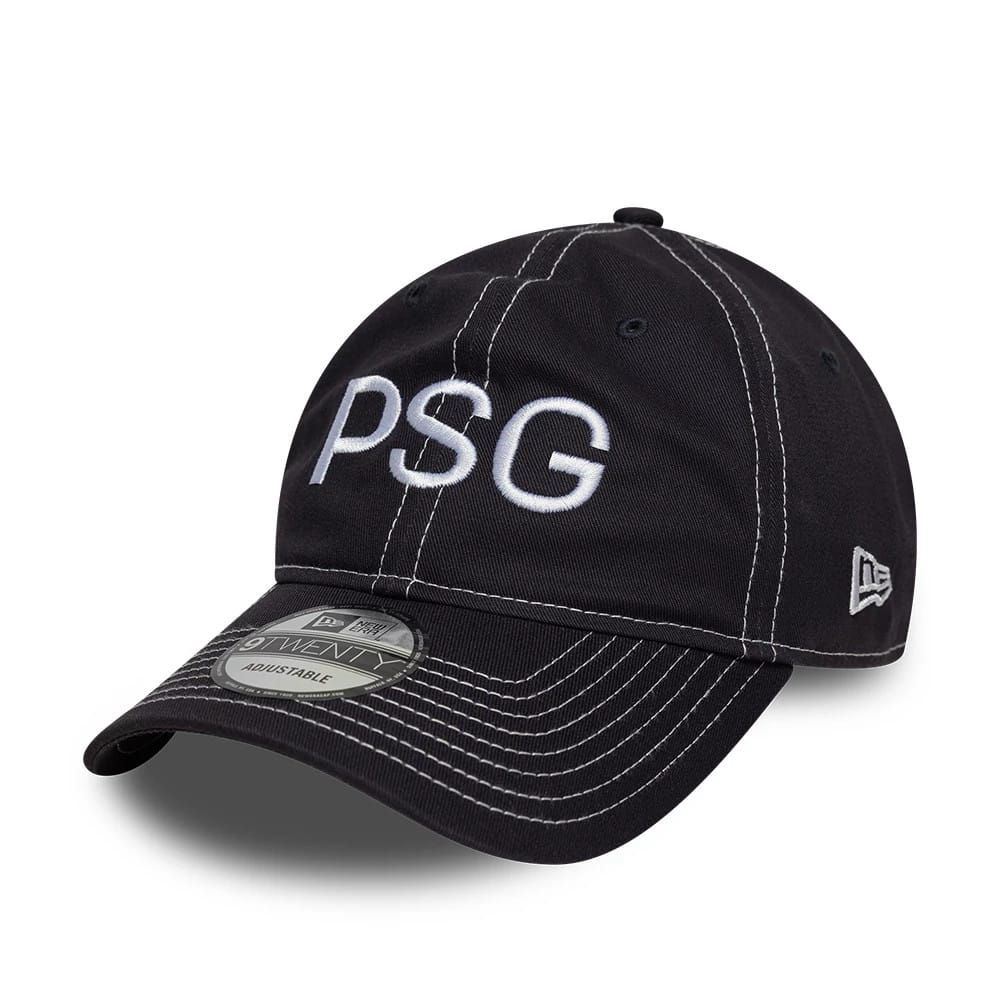 Paris Saint Germain Pop Stitch Navy 9TWENTY Adjustable Cap-kentox