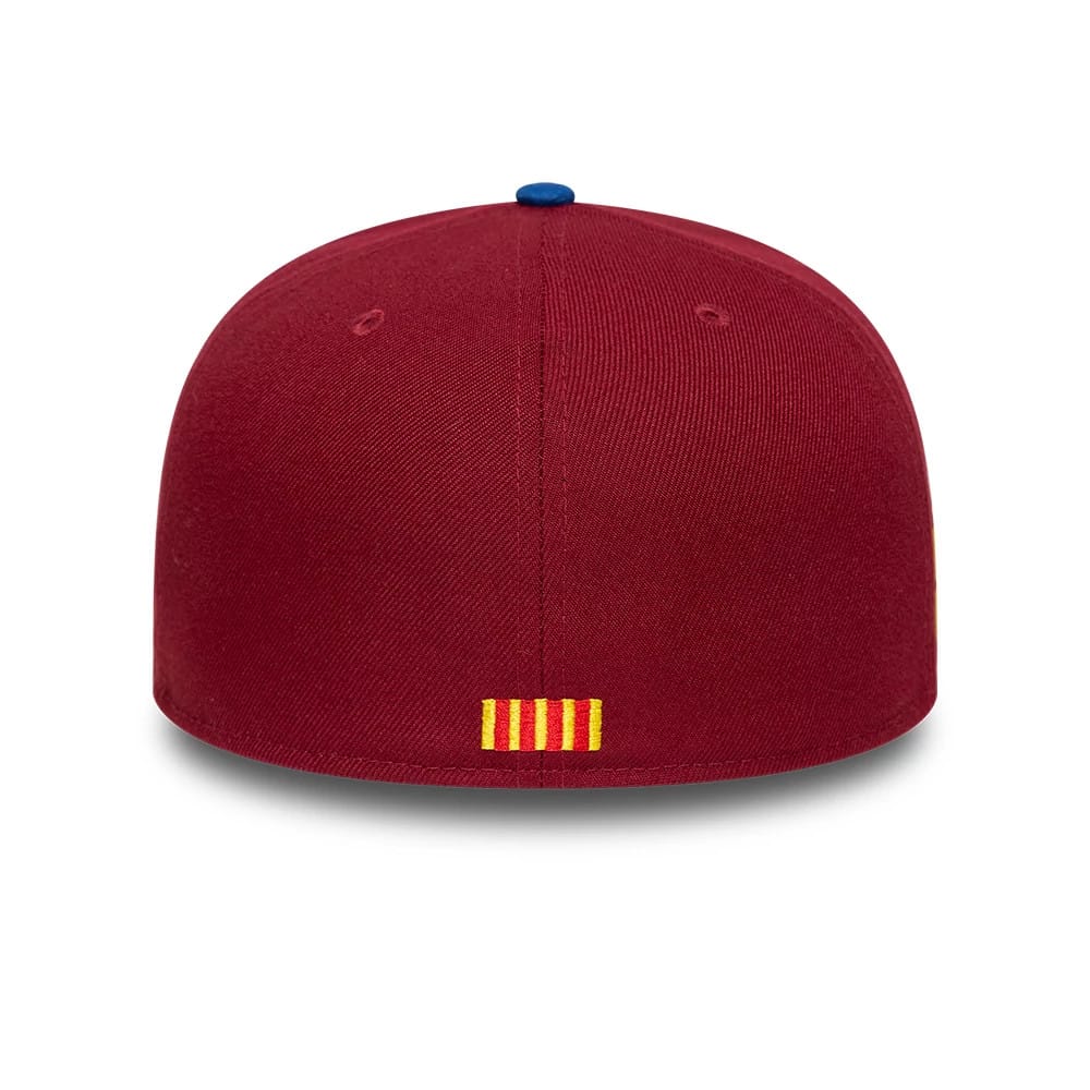 FC Barcelona Mes Que Un Dark Red 59FIFTY Fitted Cap-kentox