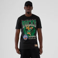 Milwaukee Bucks NBA Hardwood Classic Black T-Shirt-kentox