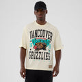 Vancouver Grizzlies NBA Hardwood Classic Cream T-Shirt-kentox