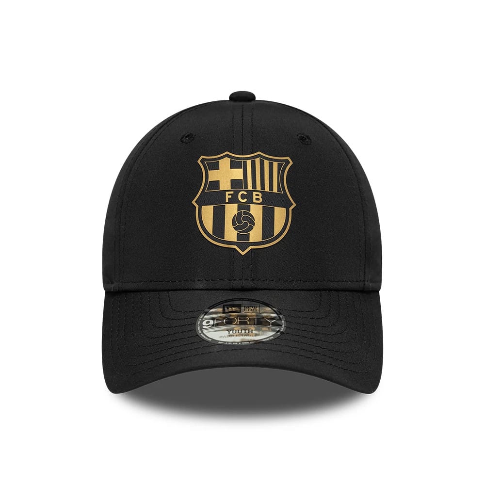 FC Barcelona Youth Black & Gold 9FORTY Adjustable Cap-kentox