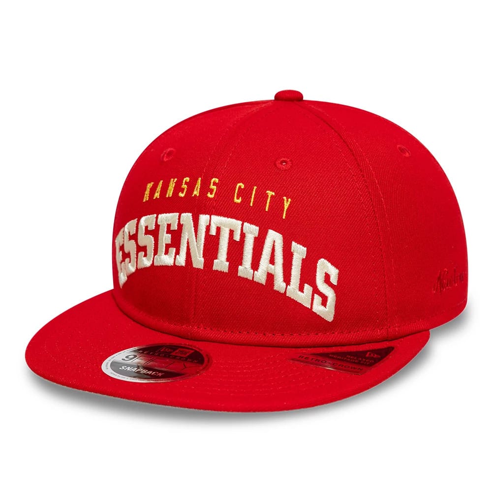 Kansas City Chiefs Fear Of God x NFL Red Retro Crown 9FIFTY Adjustable Cap-kentox