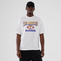 LA Rams NFL International Series Games 2025 White Oversized T-Shirt-kentox