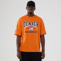 Denver Broncos NFL International Series Games 2025 Orange Oversized T-Shirt-kentox