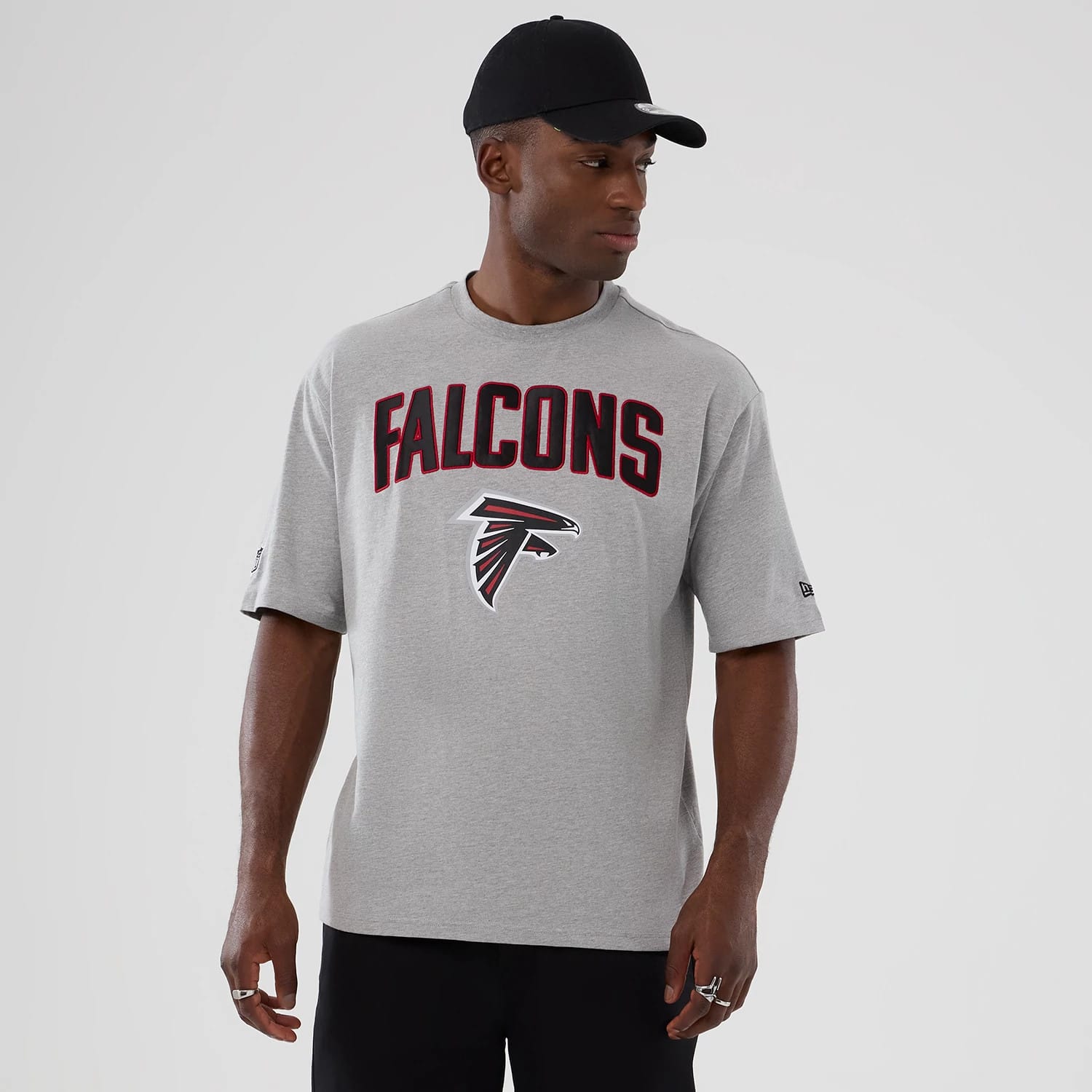 Atlanta Falcons NFL International Series Games 2025 Grey Premium T-Shirt-kentox