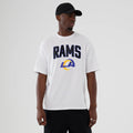 LA Rams NFL International Series Games 2025 White Premium T-Shirt-kentox