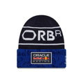Red Bull Racing Youth Team Dark Blue Cuff Knit Beanie Hat-kentox