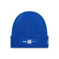 Visa Cash App Racing Bulls Team Waffle Bright Blue Cuff Knit Beanie Hat-kentox
