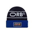 Red Bull Racing Replica Isack Hadjar Dark Blue Cuff Knit Beanie Hat-kentox