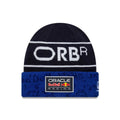Red Bull Racing Team Dark Blue Cuff Knit Beanie Hat-kentox
