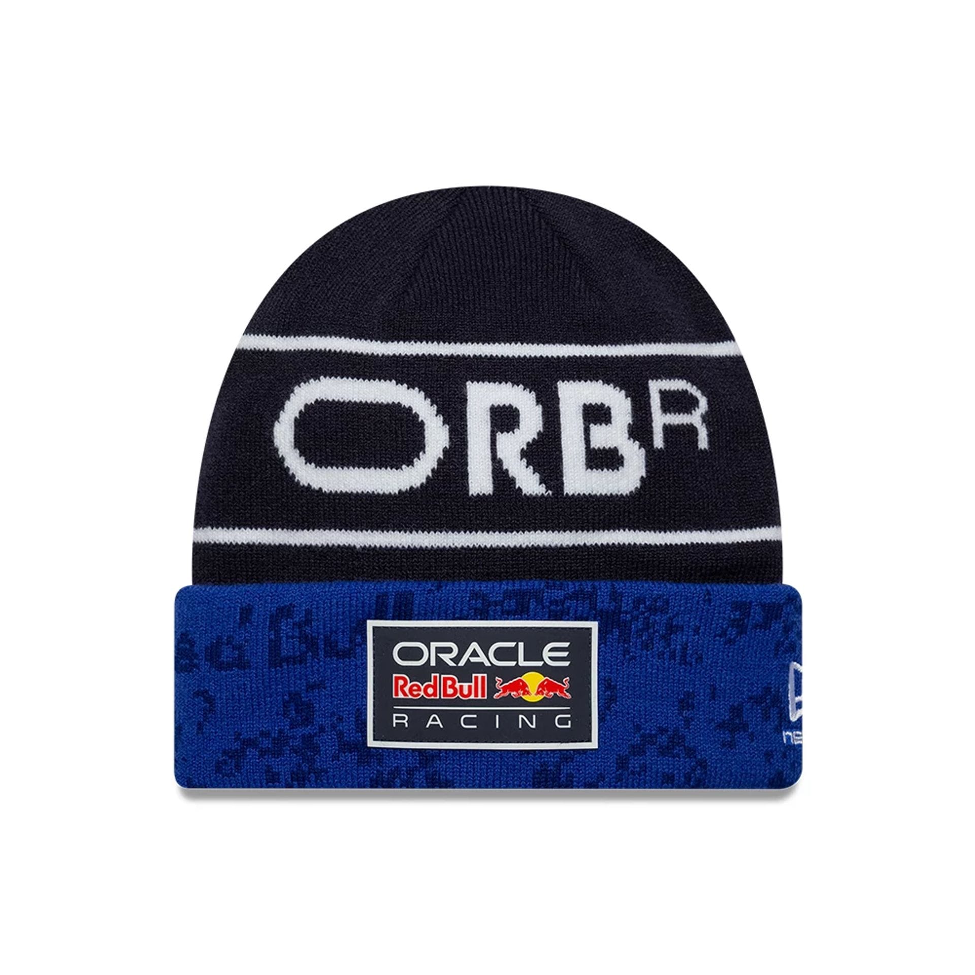 Red Bull Racing Team Dark Blue Cuff Knit Beanie Hat-kentox