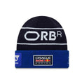 Red Bull Racing Replica Max Verstappen Dark Blue Cuff Knit Beanie Hat-kentox