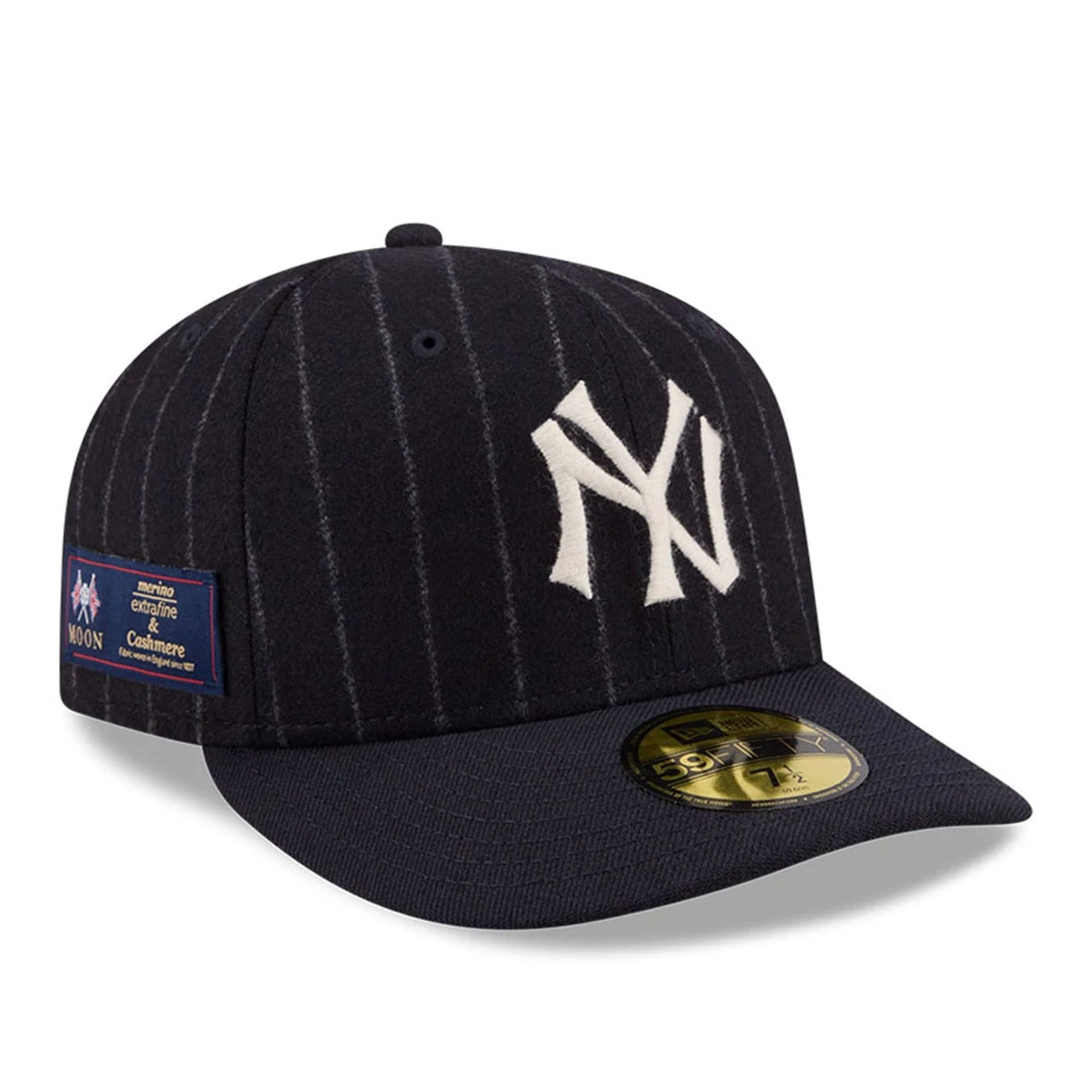 New York Yankees MLB X Moon Navy 59FIFTY Fitted Cap-kentox