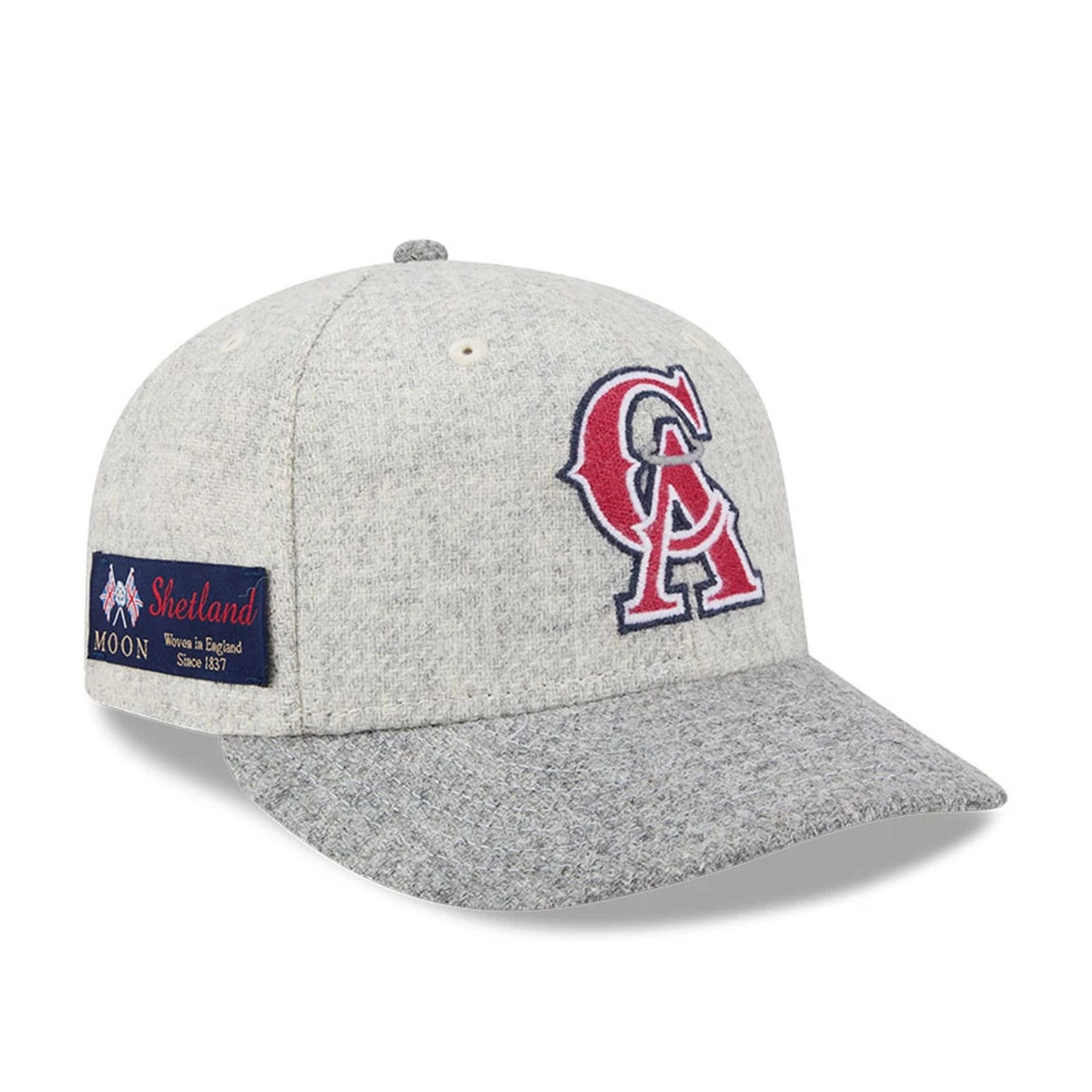 LA Angels MLB X Moon Light Beige 59FIFTY Fitted Cap-kentox