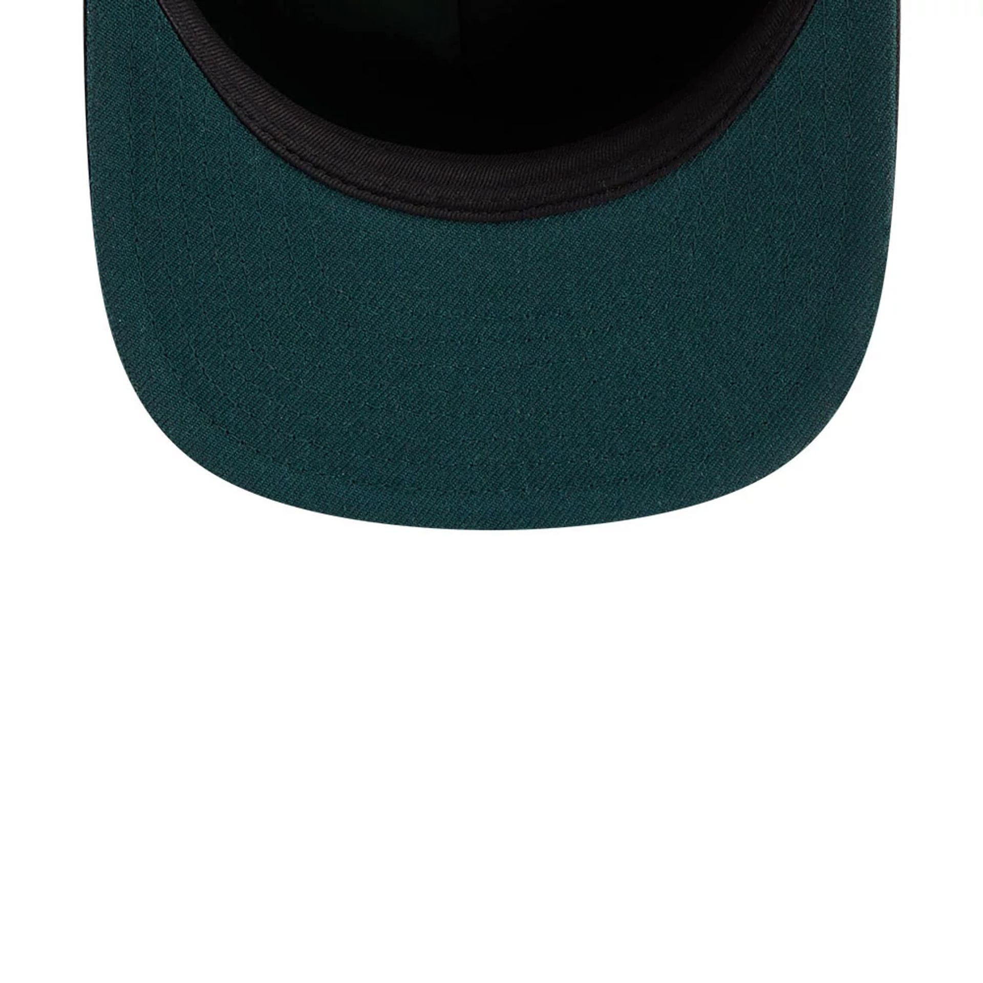 Green Bay Packers NFL Chiseled Embroidery Black 59FIFTY A-Frame Fitted Cap-kentox