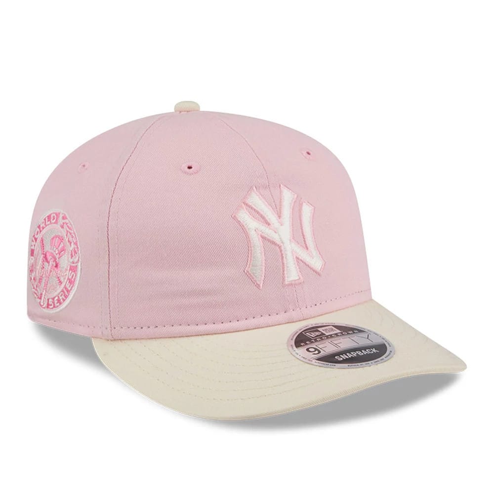 New York Yankees MLB Washed Tie Dye Pastel Pink 9FIFTY Snapback Adjustable Cap-kentox