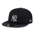 New York Yankees MLB Felt Logo Navy Retro Crown 59FIFTY Fitted Cap-kentox