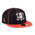 Anaheim Ducks NHL Felt Logo Black Retro Crown 59FIFTY Fitted Cap-kentox