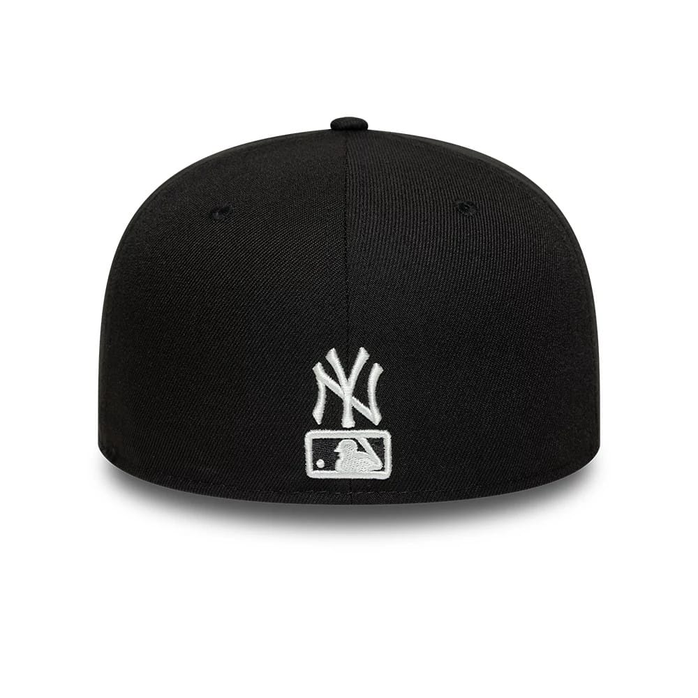 New York Yankees MLB Faux Pearl Black 59FIFTY Fitted Cap-kentox