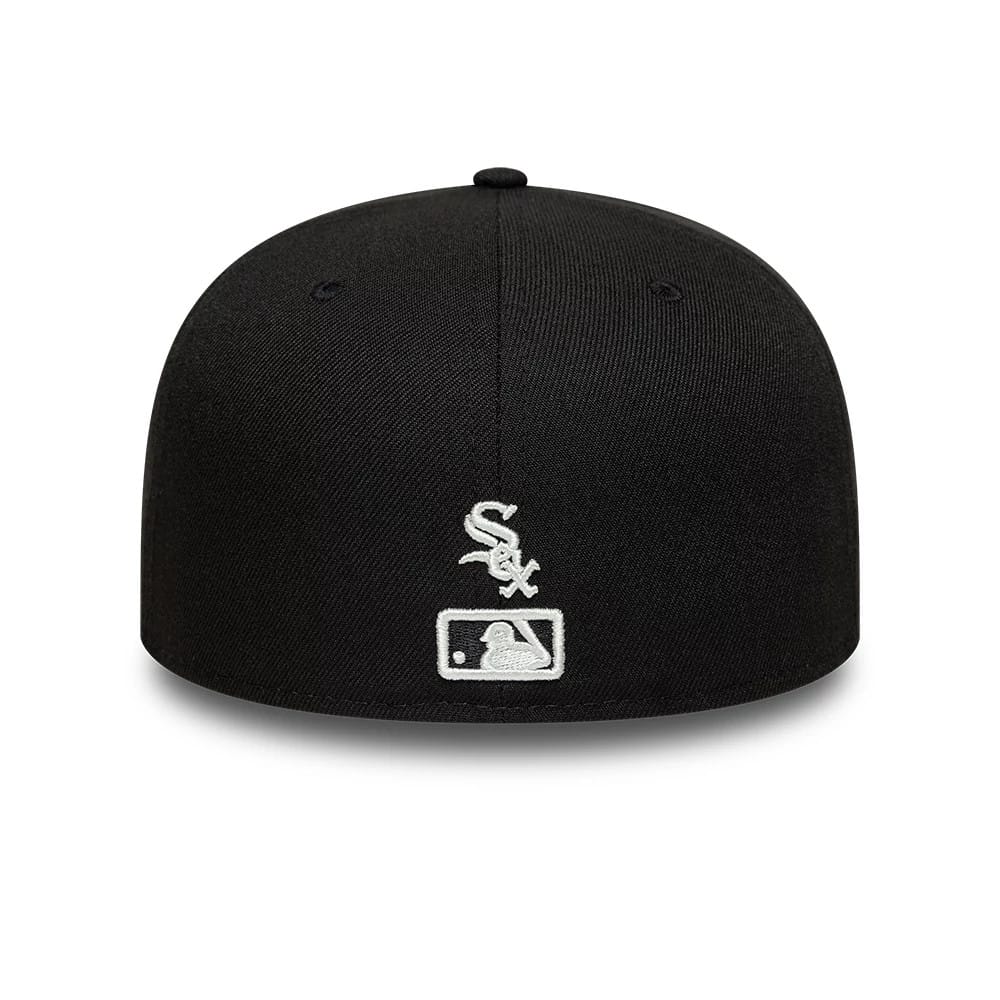 Chicago White Sox MLB Faux Pearl Black 59FIFTY Fitted Cap-kentox