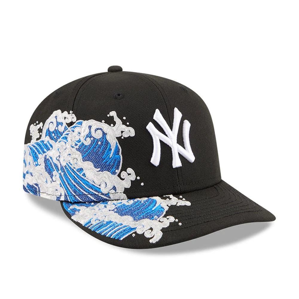 New York Yankees MLB Vissurf Black 59FIFTY Fitted Cap-kentox