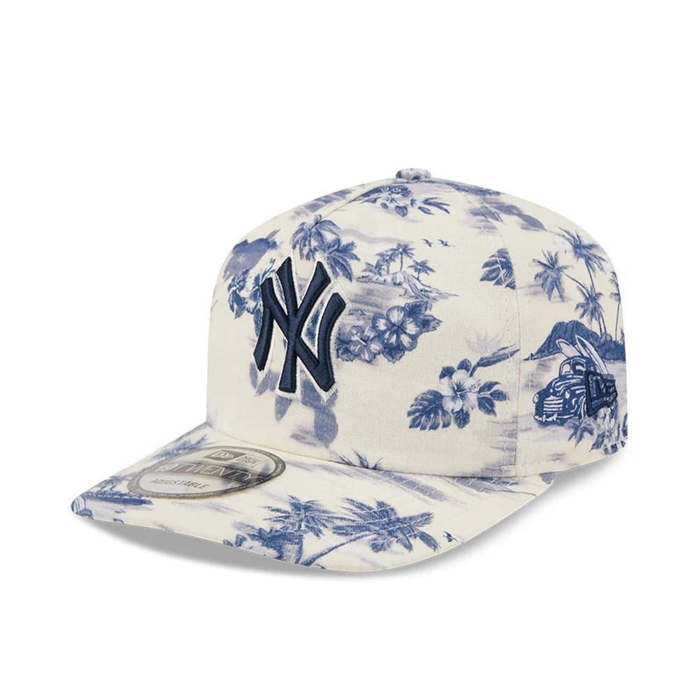 New York Yankees MLB Tropics Navy 19TWENTY Adjustable Cap-kentox