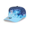 Tigers MLB Deep Water Pastel Blue 9FIFTY A-Frame Snapback Adjustable Cap-kentox