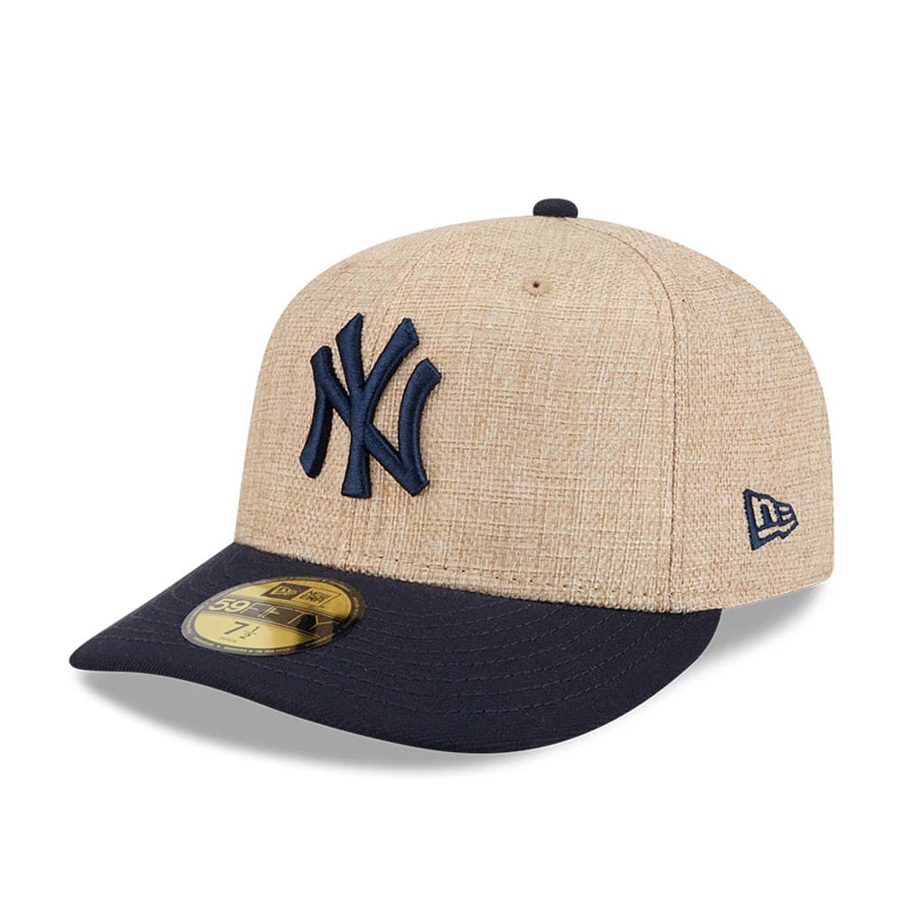 New York Yankees MLB Twine Navy 59FIFTY Fitted Cap-kentox
